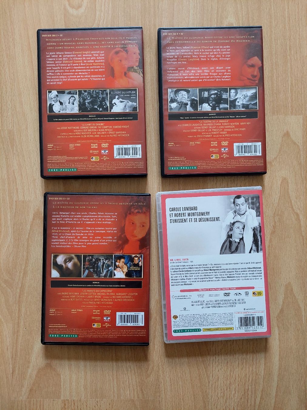 Tutti i DVDs: 4 dvds d'Alfred Hitchcock – Usato da Biel/Bienne venduto da Totalkelly 1
