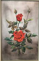 Öl Gemälde hübsches Rosenstillleben