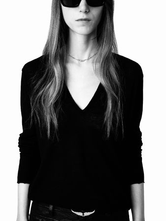 Zadig & Voltaire Pullover aus 100 % hochwertigem Kaschmir 