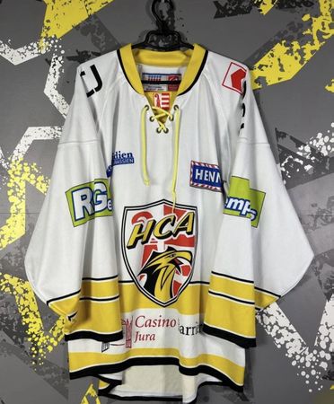 HC Ajoie Vintage Maillot Trikot Autogramme