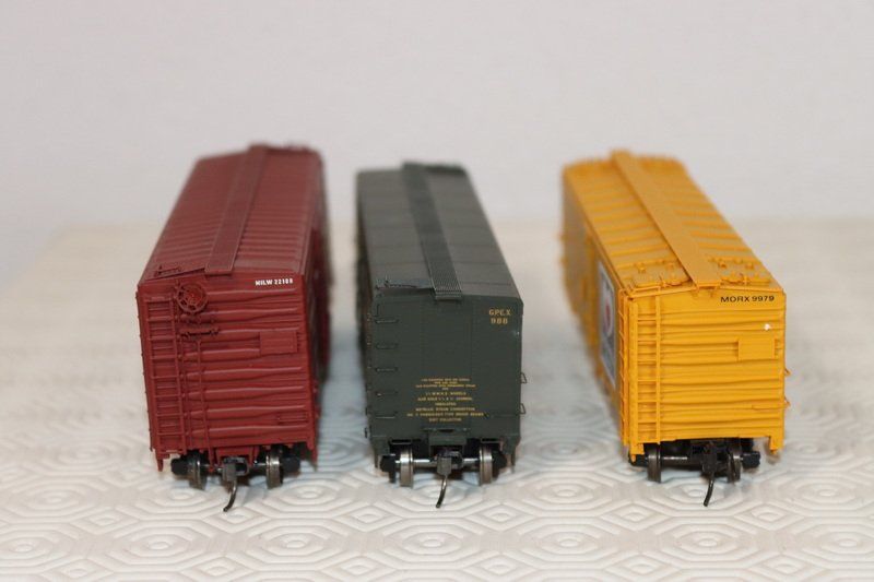 Modelleisenbahnen: 3 US Wagen ( 538 ) – Gebraucht aus Kerzers von Winu64 4
