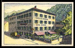sign. M. Sch.: Chur, Hotel Stern von der
