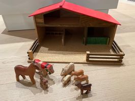 Holzstall von Spielba - Bauernhof mit Tieren