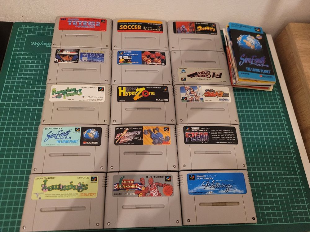 Lot Super Famicom (Console/Jeux) - État Correct - Plateforme Nintendo - Occasion