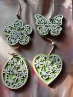 neu: 4x Anhänger, Frühling, Deko