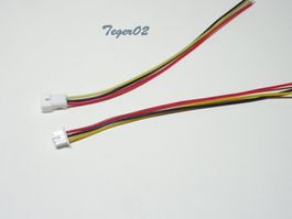 Kabel 4 Mini Micro 3-pol. Kabel mit Muffe und Stecker