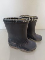 Spirale Winter Gummistiefel Gr 24 Kinder blau geffüttert