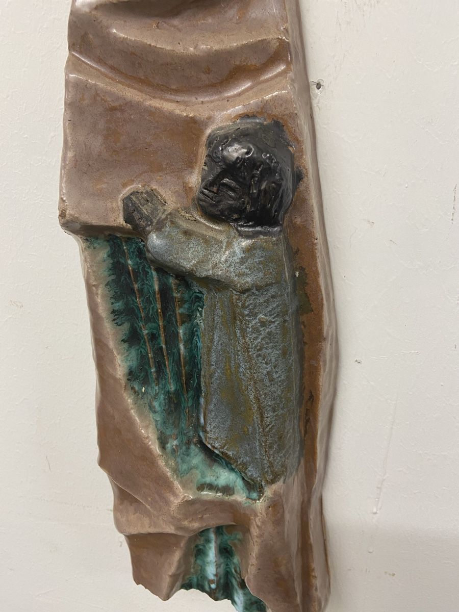 Sculture & Statue: Keramik Relief, Mutter mit Kind – Usato da Dietikon venduto da brocki-eyra 6