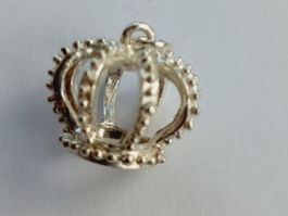 Silber Krone Schmuck Anhänger