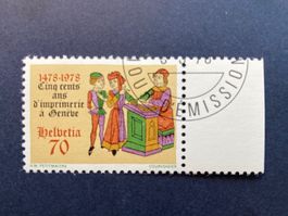 1978 500 Jahre Buchdruck 70 C. ET (ZNr 605)