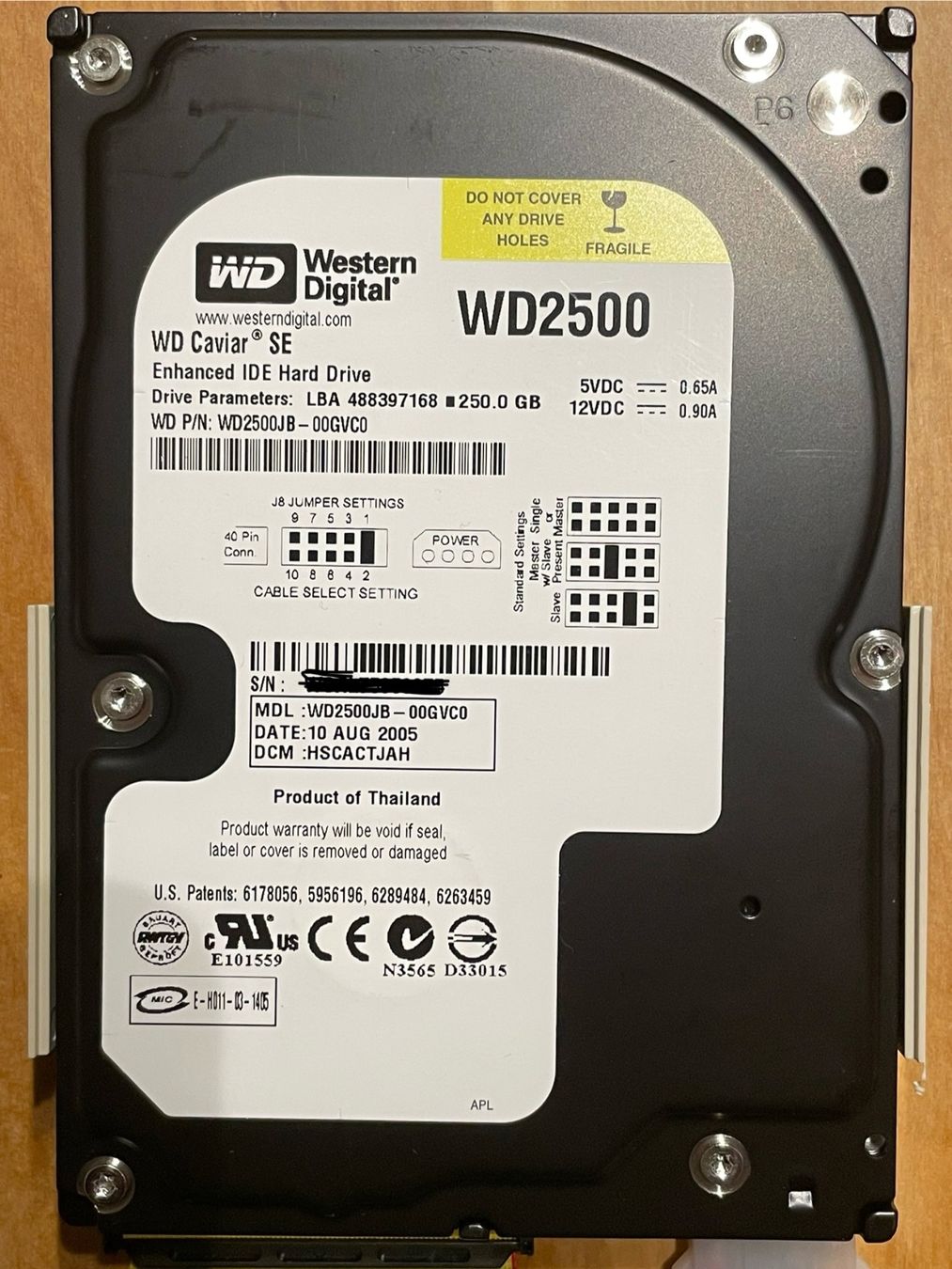 Dischi rigidi: Externe Festplatte 250 GB – Usato da Eglisau venduto da felix_ch 5