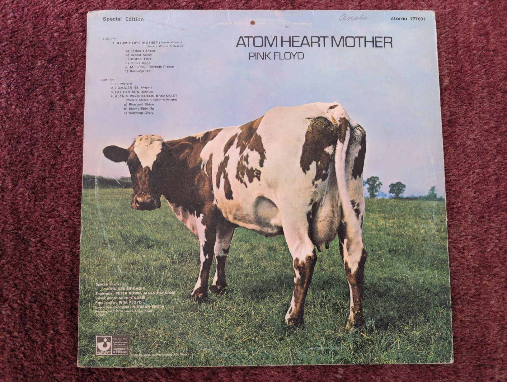 Dischi in vinile: Pink Floyd - Atom Heart Mother LP – Usato da Mumpf venduto da Mica1 1