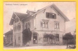 31.12.1922 Lanquart Gasthaus Falknis/Wirt in der Türe