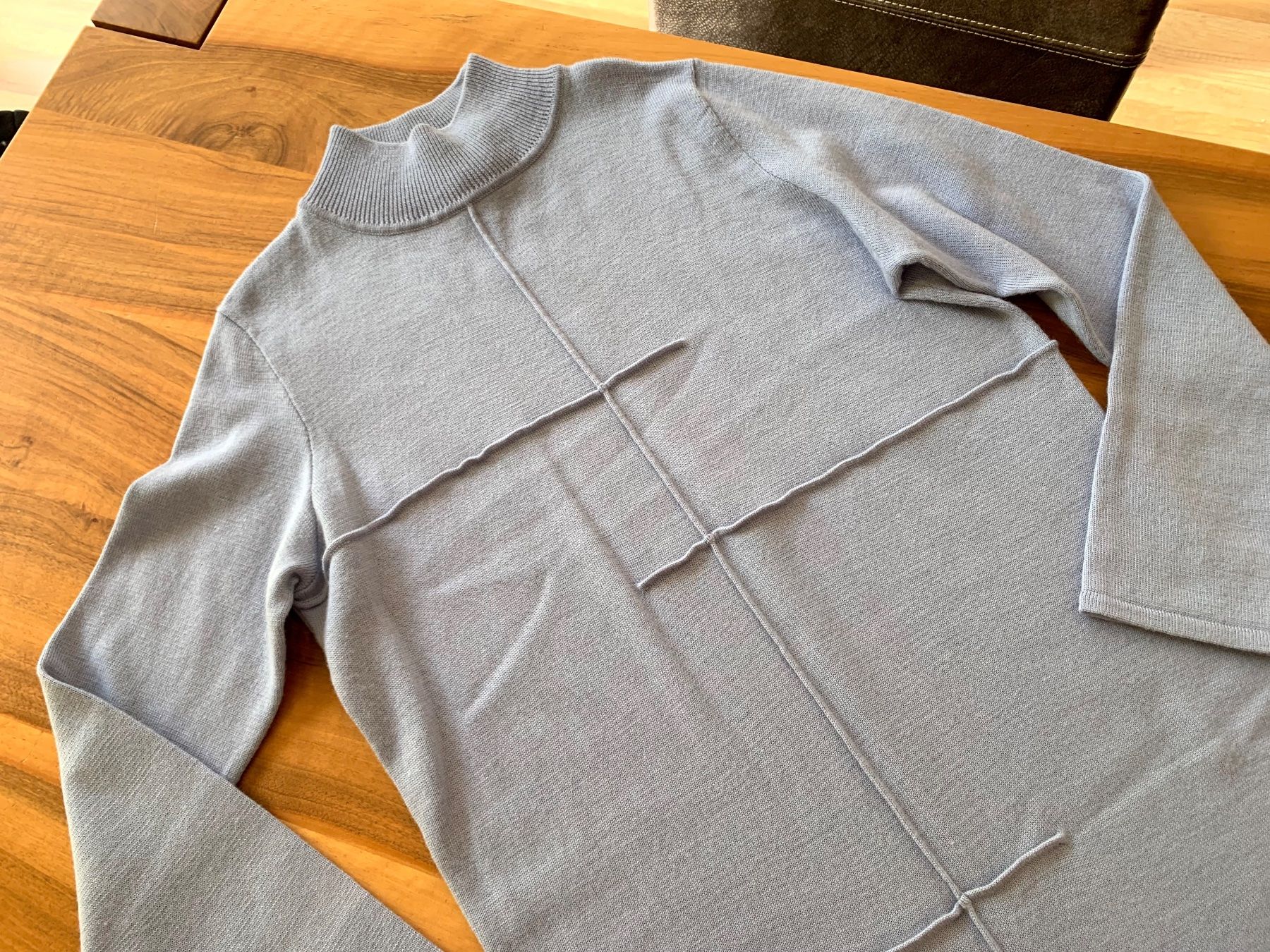 Vestiti: La Boutique hellblaues Traum Strickkleid Gr. 40 – Usato da Meiringen venduto da snahhanssnah 2