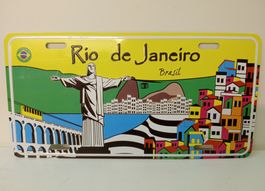 Deko-Schild Rio de Janeiro Brasilien 30x15cm - Top Zustand