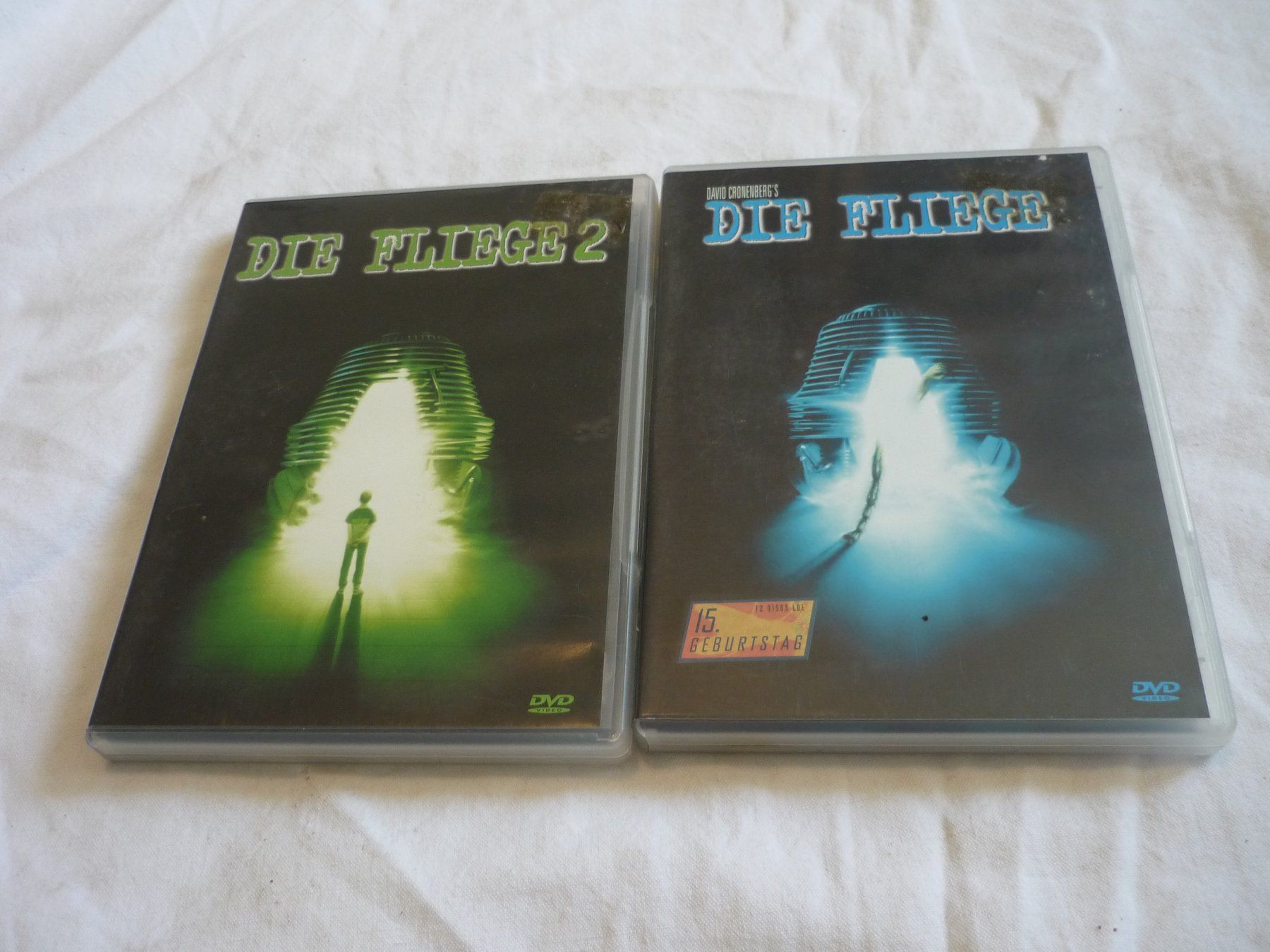 Tous les DVDs: 2x DVD Horror - Die Fliege 1 + 2 – D'occasion à Beringen par zzRegal