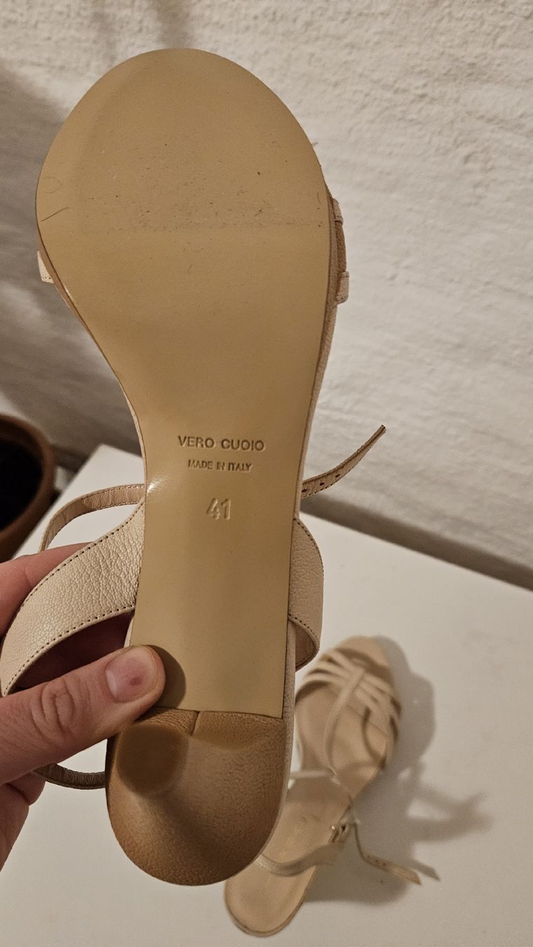 Scarpe da donna: Lorbac Cream Leather Heels - Size 41 – Usato da Basel venduto da kai_2d7g 4