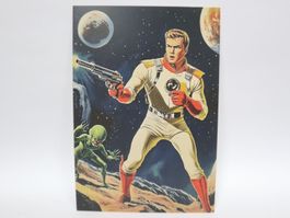 AK Weltraum Alien Space Age Postkarte