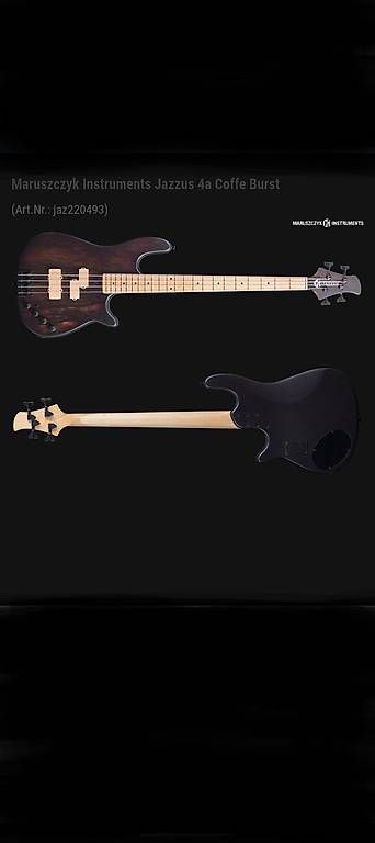 Strumenti musicali: Maruszczyk Jazzus 4a Coffee Burst  – Nuovo e nell'imballaggio originale da Hauptwil venduto da she_ch7h 2