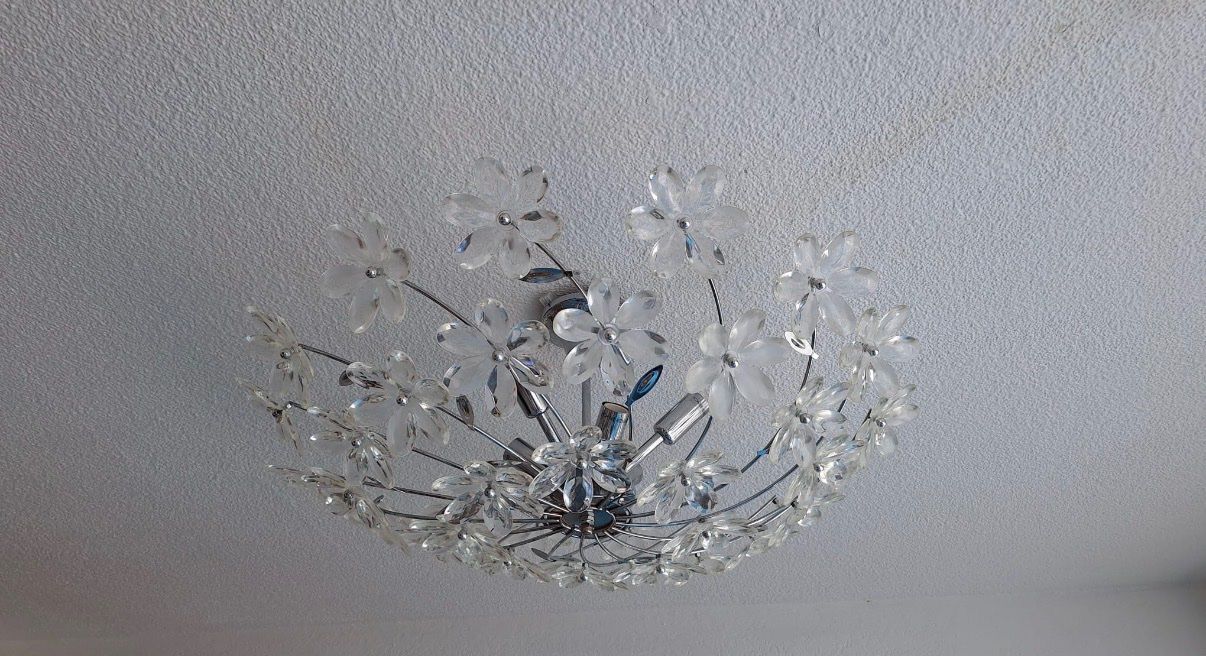 Lampade: Deckenleuchte mit Kristall-Blütendesign – Usato da Bern venduto da ece_nxk7 1