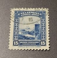 Kolumbien 1948 alte briefmarke