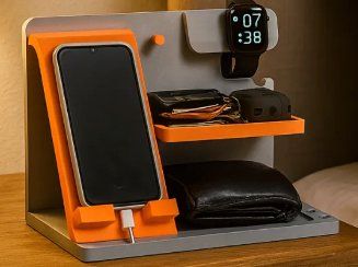 Apple Smartwatch-Zubehör: Supporto da comodino per cellulare e smartwatch – Neu (gemäss Beschreibung) aus Bürglen UR von Cardosoluis 1