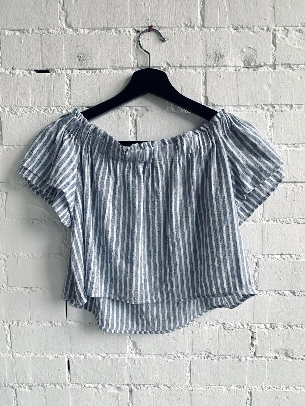 Bershka Blusen, T-Shirts & Tops: Gestreiftes Crop-Oberteil von Bershka – Gebraucht aus Bern von Fraeuleinhonig 7