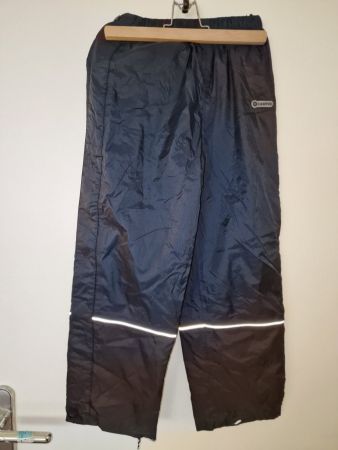 Campus Regenhose 122-128cm mit Reflekter Schwarz