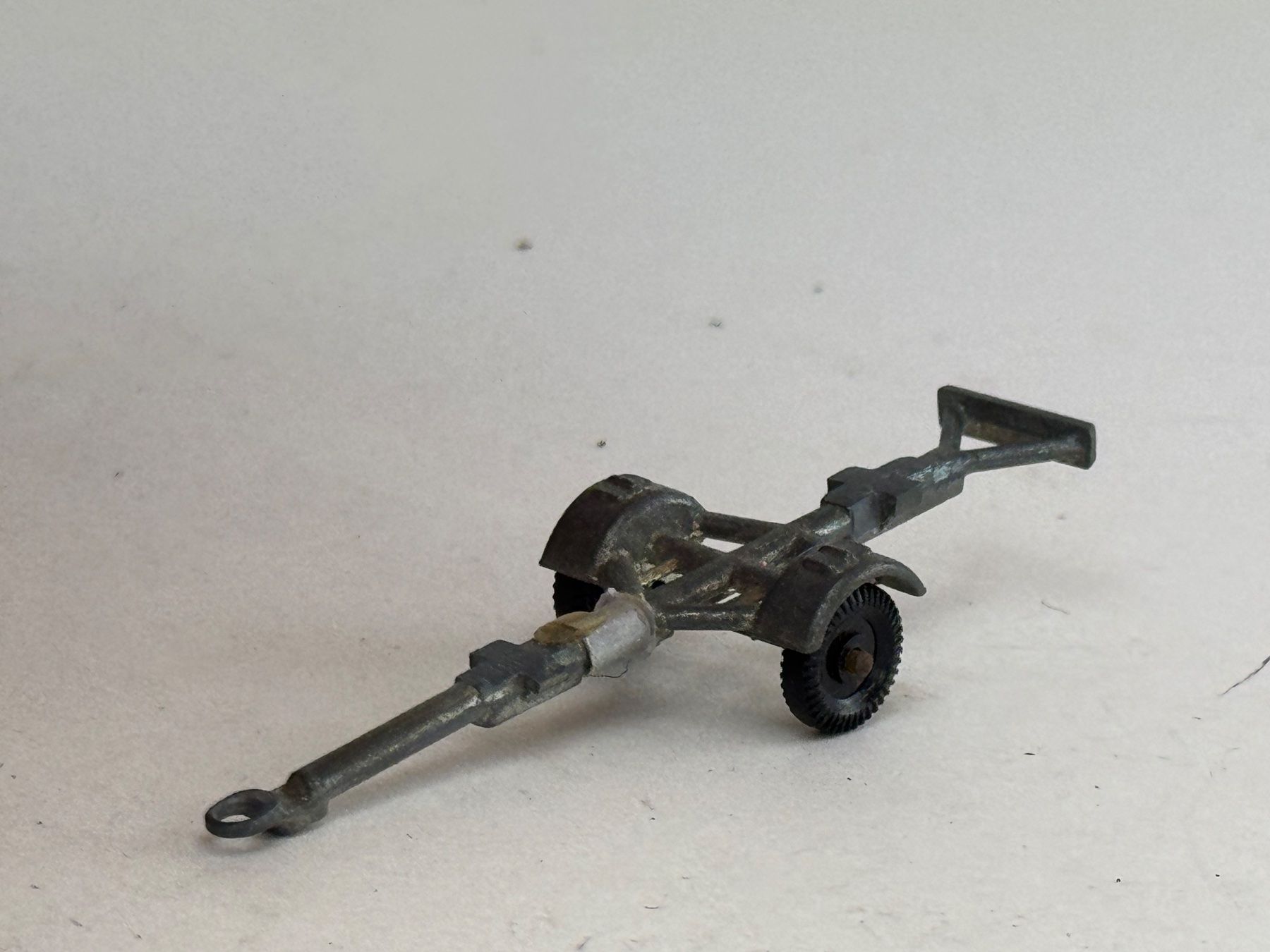 Lesney Modellini d'auto: GB5- Lesney ? Bootsanhänger Metall – Usato da Elm venduto da Wikmtz