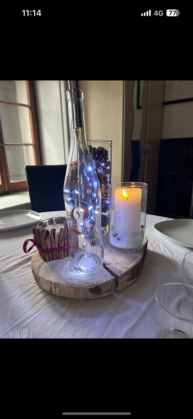 Tutte le decorazioni: Bouteilles table mariage fêtes – Usato da Veyrier venduto da kimedovapa