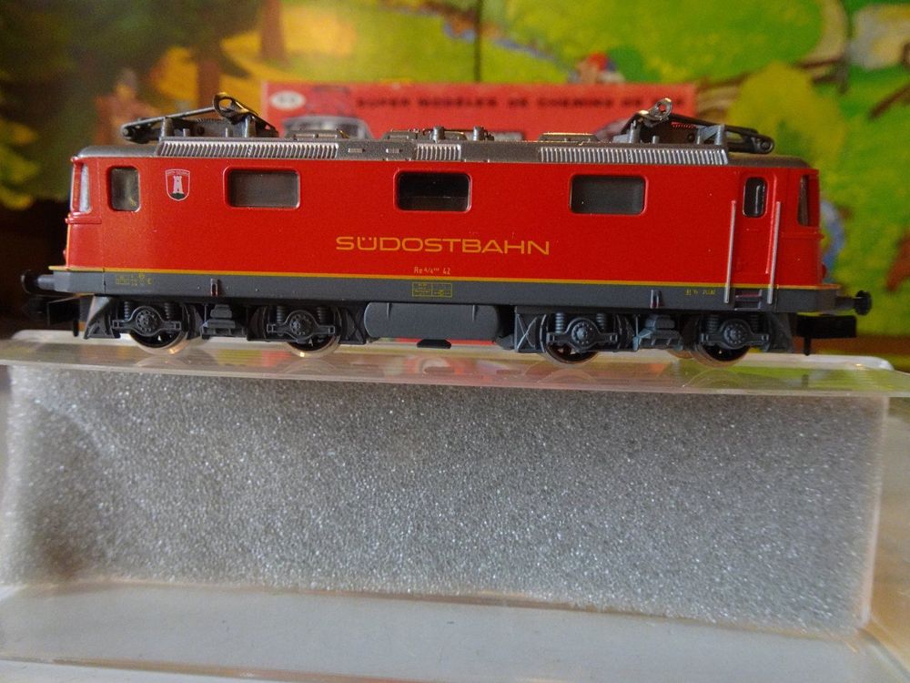 Locomotive HAG Suisse Re 4/4III Südostbahn N°271 – Échelle HO – Époque IV – Neuve En Boîte