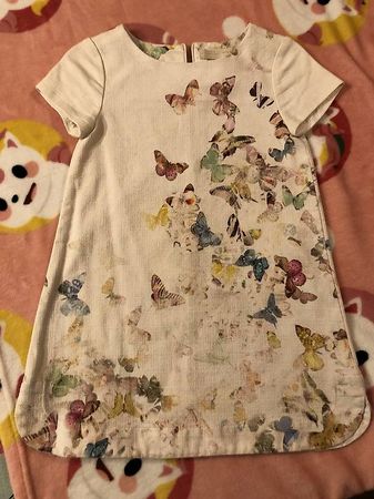 Zara Girls 4-5 Jahre Kleid Schmetterlinge