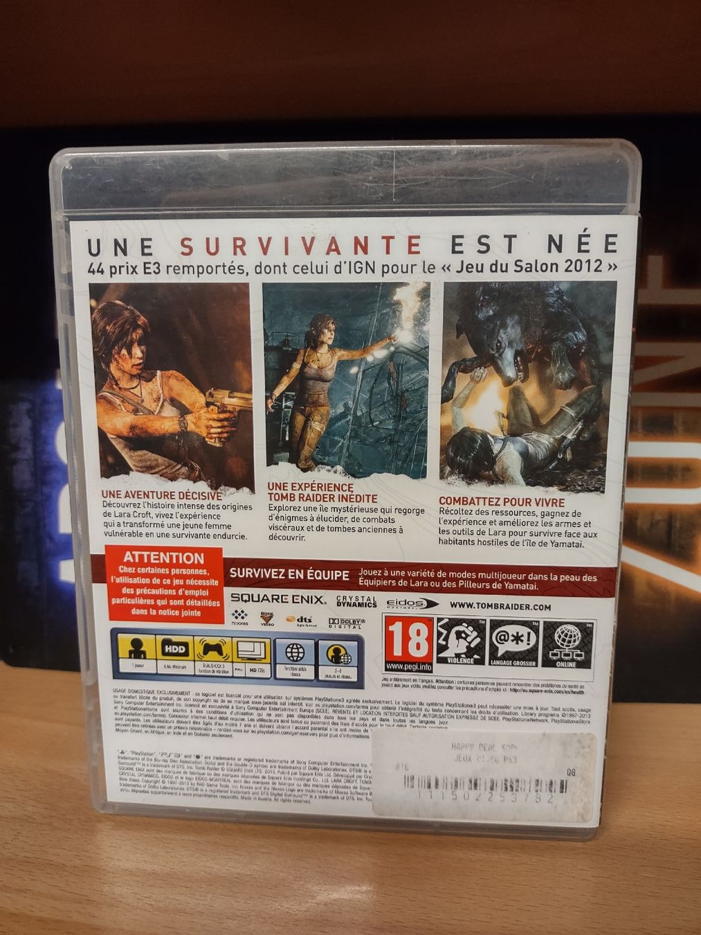 Sony Spiele: Tomb Raider Édition Combat Strike PS3 - Jeu complet! – Gebraucht aus fribourg von GameSpot 1