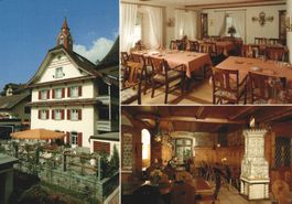 Altes Gasthaus Schwyzer-Stubli "Zum Wohl" Ansichtskarte.
