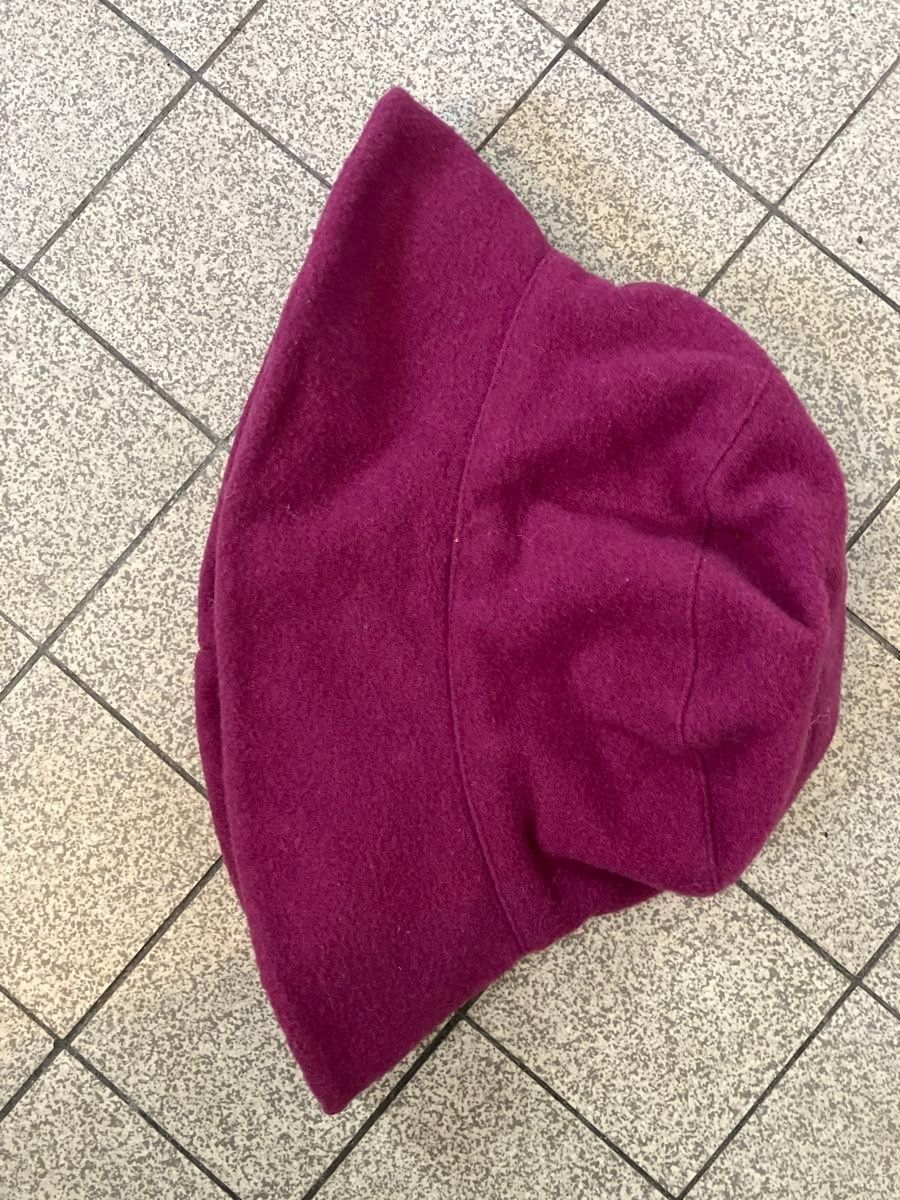 Hüte, Mützen & Caps: Vintage Hut Mütze Kappe bordeaux – Neu (gemäss Beschreibung) aus Oberlunkhofen von dreihaselnuesse
