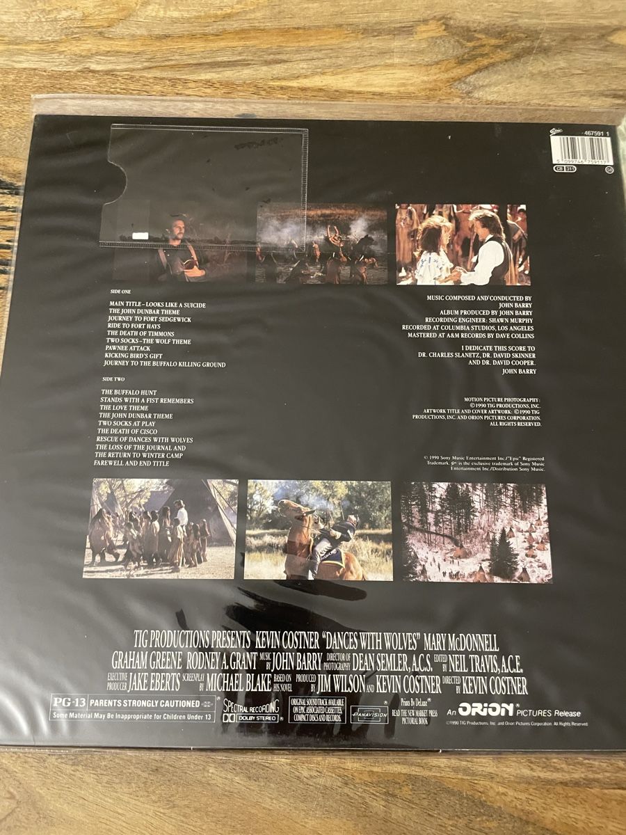 Schallplatten: Dances with Wolves - Soundtrack - Vinyl - John Barry – Gebraucht aus Hombrechtikon von  1
