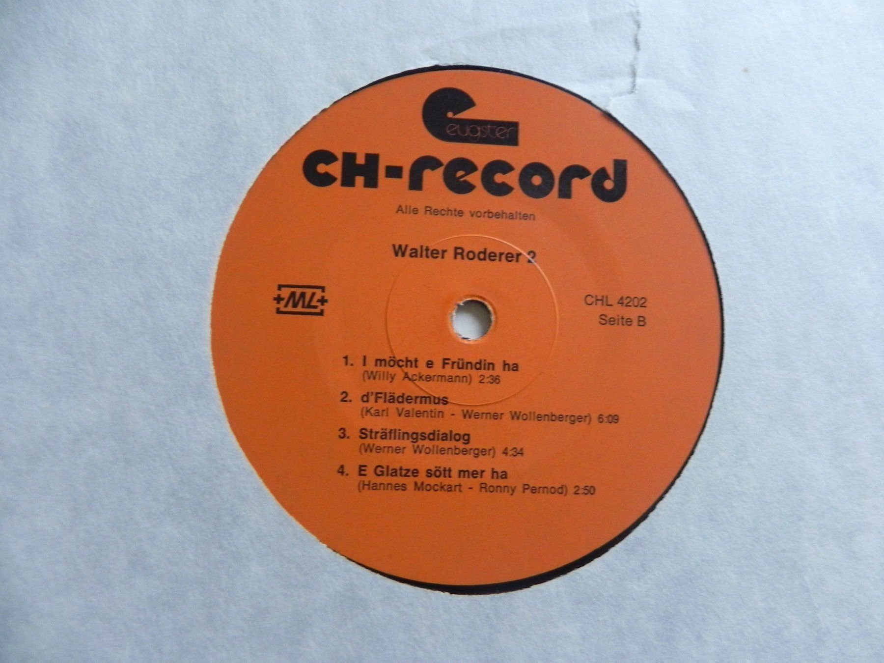 Dischi in vinile: LP Walter Roderer Witz Humor Skatches – Usato da Siebnen venduto da krimsie 2