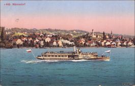 Männedorf ZH // 1918 Dampfschiff