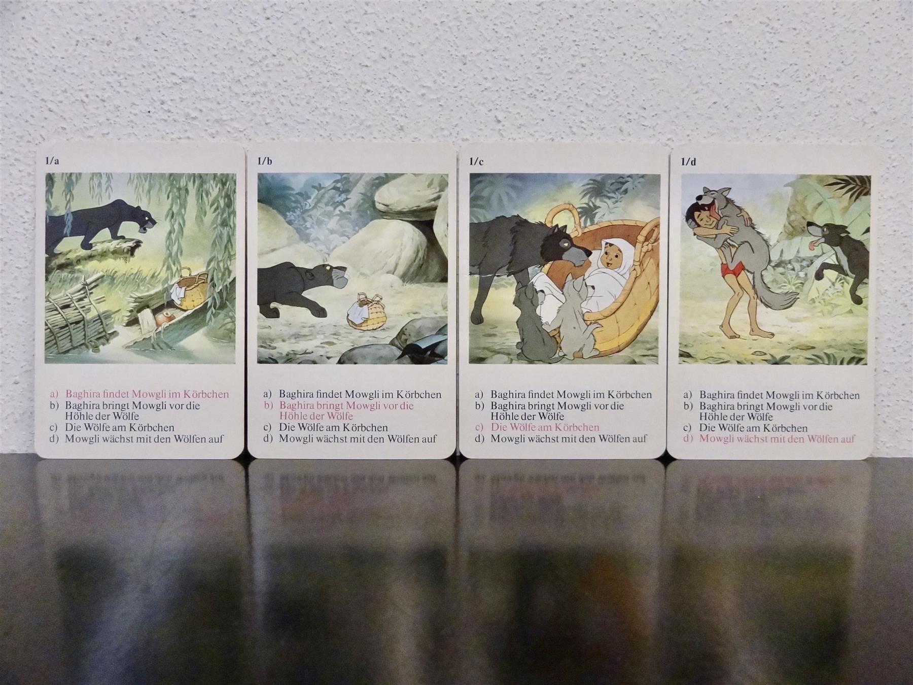 Giochi: altes Quartett DAS DSCHUNGELBUCH 1969 – Usato da Kerzers venduto da wisaundso 2