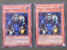 Yu-Gi-Oh! 2x WC4-002 Kinetic Soldier EX-/ NM