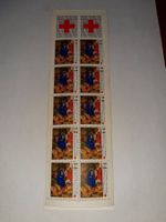 carnet  10 timbres croix rouge française