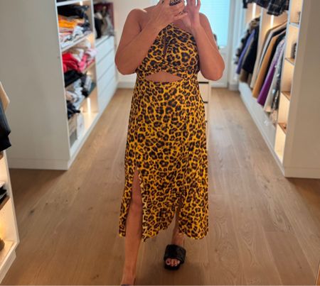 Sandro Kleid Leopard Print Grösse 36 neu