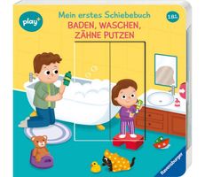 Play+ Schiebebuch Baden Waschen, Zähne putzen ab 18 Monate
