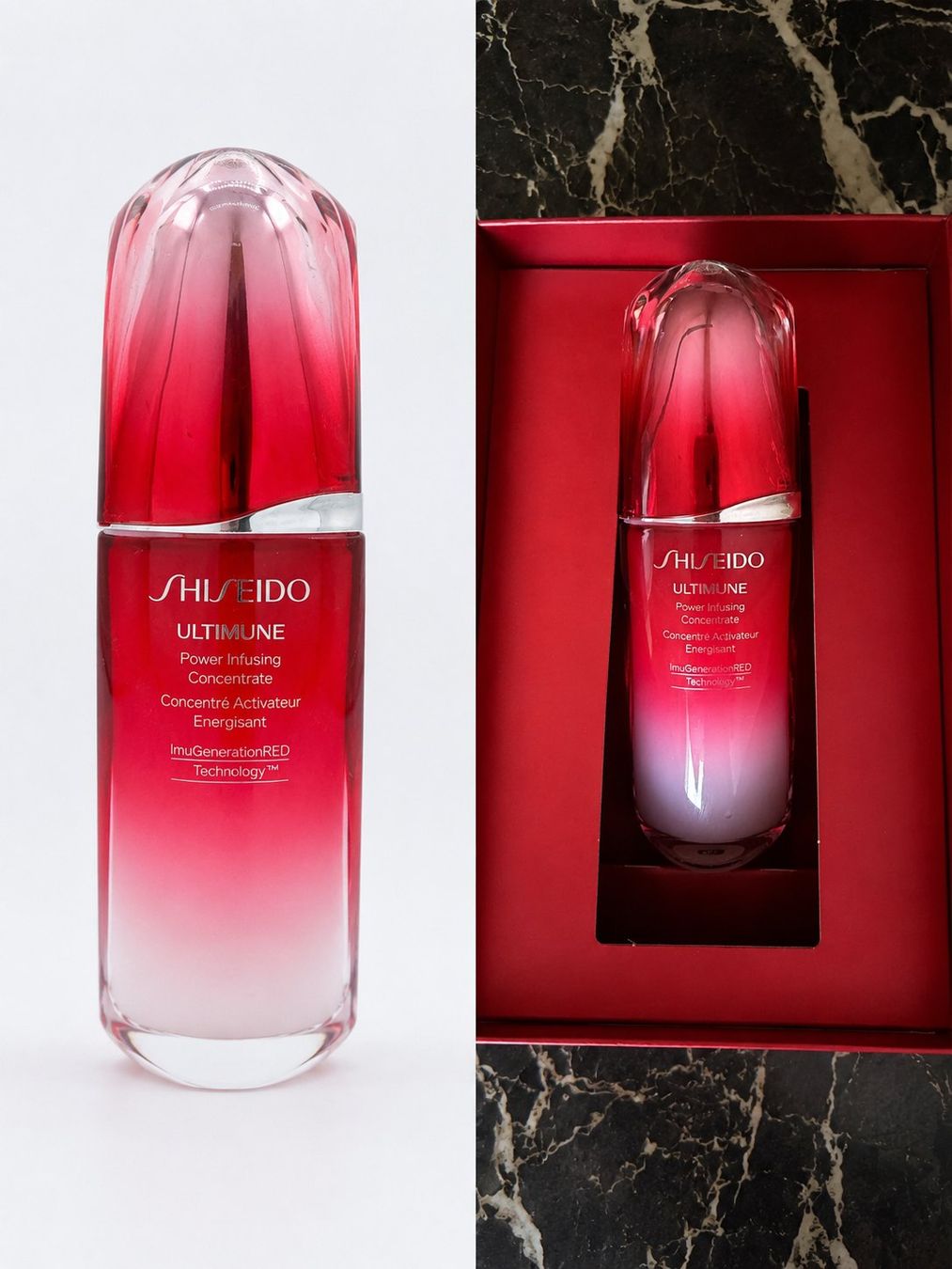 Shiseido Cura del viso: Shiseido Ultimune Power Infusing Concentrate 75 ml | Coffret – Nuovo e nell'imballaggio originale da Grand-Lancy venduto da art_6bhc