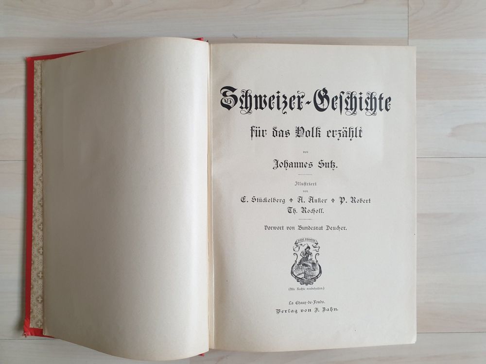 Livres: Antikes Buch Schweizer Geschichte – D'occasion à Schönengrund par lia_t65g 7