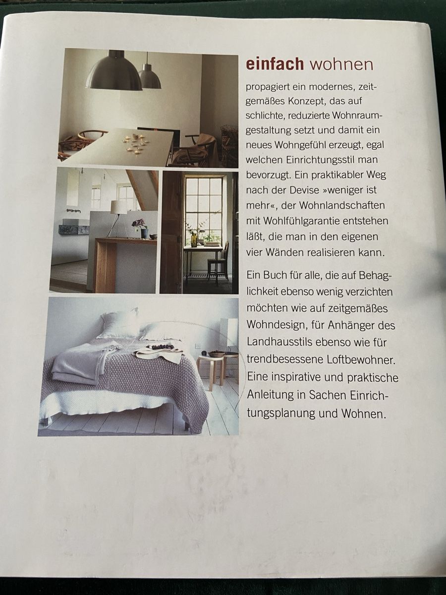 Libri: einfach wohnen Buch Einrichtungskonzept julia bird – Nuovo (secondo la descrizione) da Luzern venduto da waterfront1 1