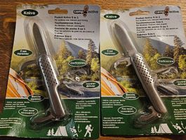 2× Sackmesser 5 in 1,Top Zustand für Outdoor-Abenteuer (K)