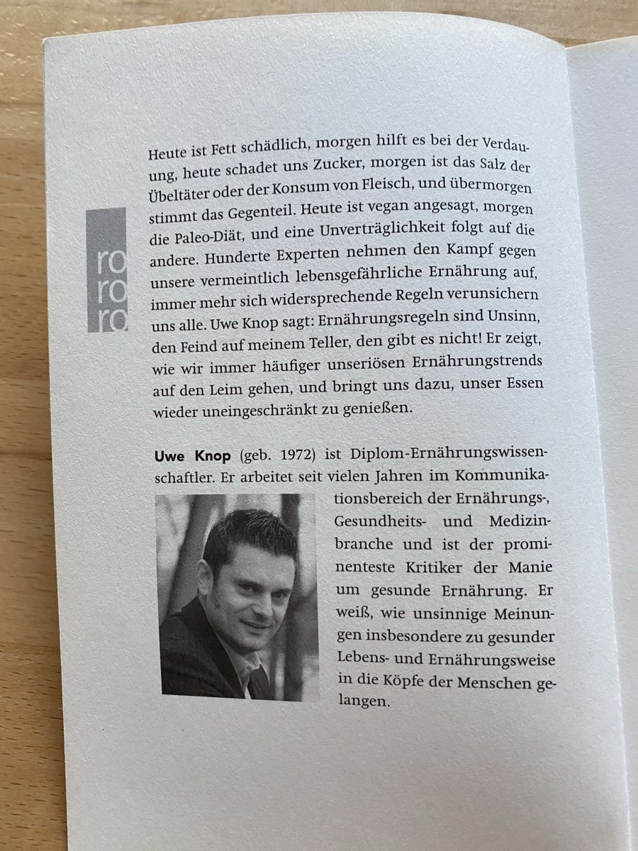 Libri: Ernährungswahn - Uwe Knop – Usato da Schwarzenburg venduto da Michellu 2