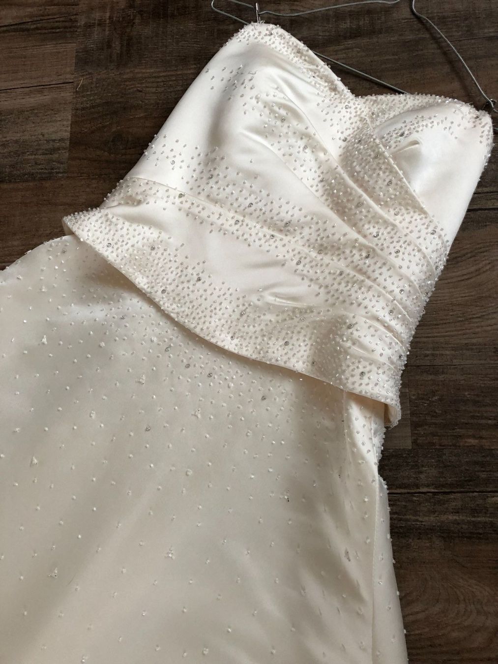 Vestiti: Brautkleid Gr.38 creme mit Tasche – Usato da Steffisburg venduto da Aare77