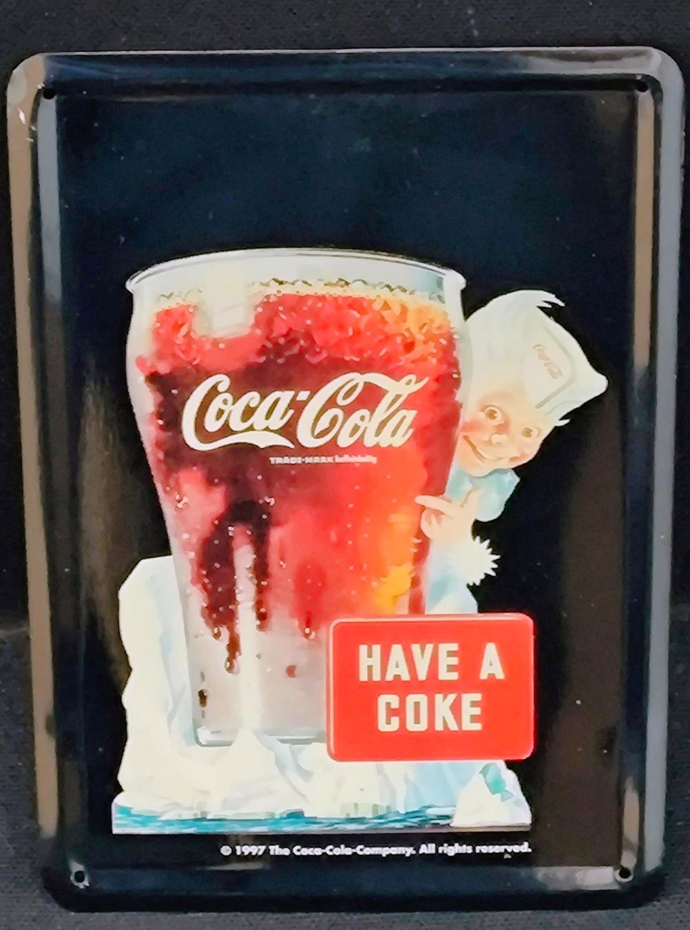 Cartoline postali: Coca-Cola Blechpostkarte (06) – Usato da Pfäffikon ZH venduto da Colacity